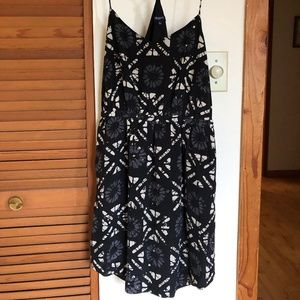 Madewell Starview Silk Ikat Print Dress Racerback Size 6